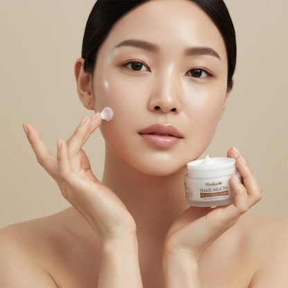 Mashluxe Snail Mucin Crystal Glow Cream