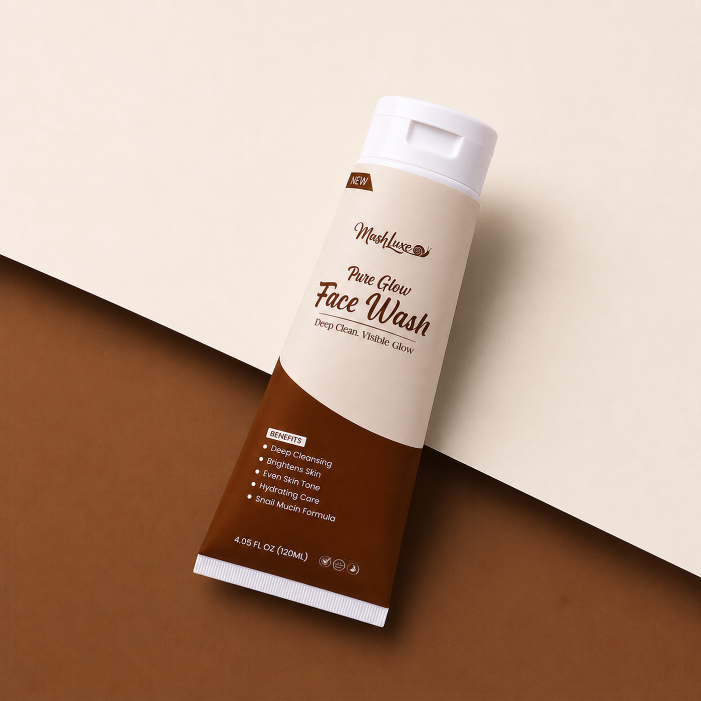 Mashluxe snail mucin Face Wash 120ml