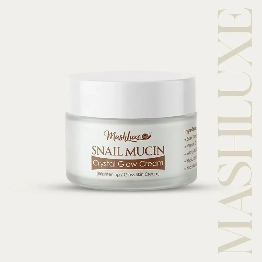 Crystal Glow Cream | Mashluxe Snail Mucin