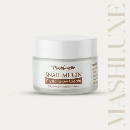 Crystal Glow Cream | Mashluxe Snail Mucin