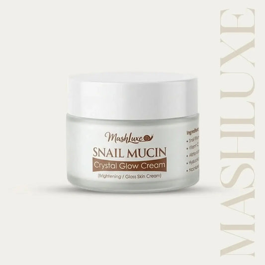 Crystal Glow Cream | Mashluxe Snail Mucin