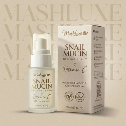 Vitamin C Serum 30ml | Mashluxe Snail Mucin