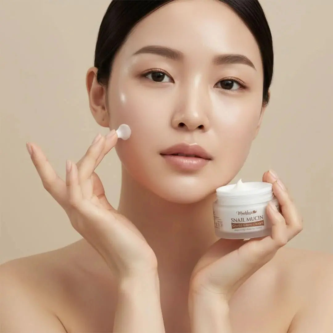 Mashluxe Snail Mucin Crystal Glow Cream